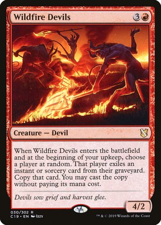 Wildfire Devils [Commander 2019] | Arkham Games and Comics