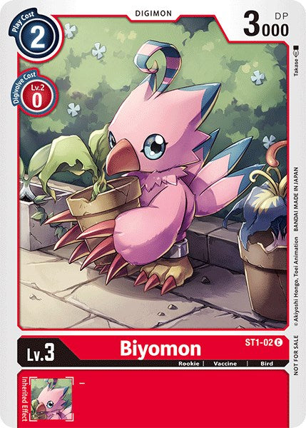 Biyomon [ST1-02] (Official Tournament Pack Vol.3) [Starter Deck: Gaia Red Promos] | Arkham Games and Comics