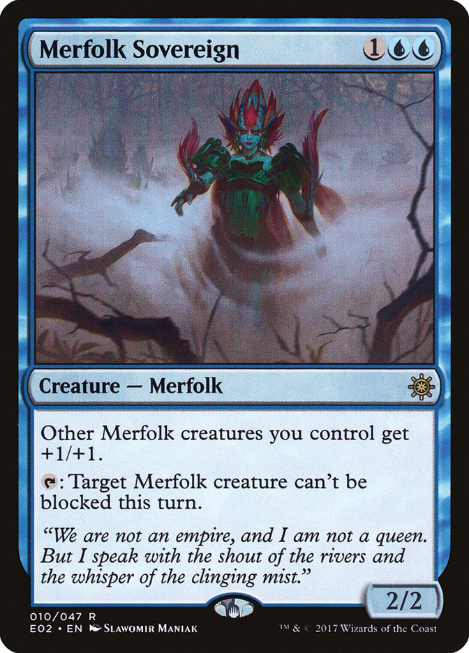 Merfolk Sovereign [Explorers of Ixalan] | Arkham Games and Comics