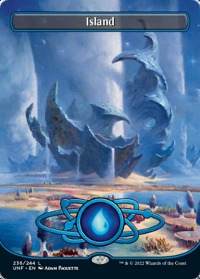 Island (236) (Planetary Space-ic Land) [Unfinity] | Arkham Games and Comics