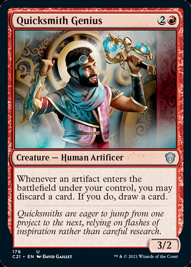 Quicksmith Genius [Commander 2021] | Arkham Games and Comics