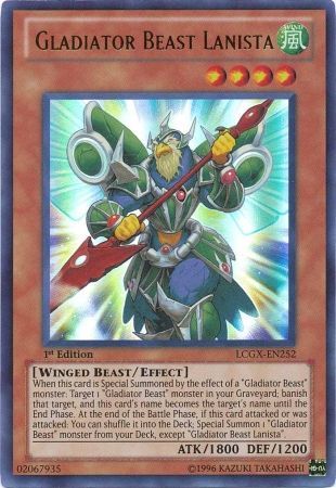 Gladiator Beast Lanista [LCGX-EN252] Ultra Rare | Arkham Games and Comics