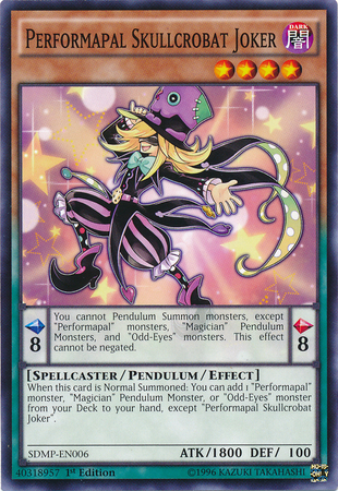 Performapal Skullcrobat Joker [SDMP-EN006] Common | Arkham Games and Comics