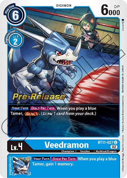 Veedramon [BT11-027] [Dimensional Phase Pre-Release Promos] | Arkham Games and Comics