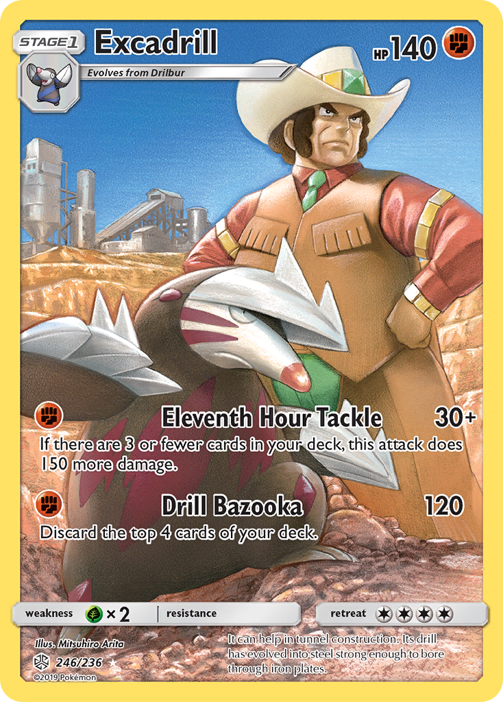 Excadrill (246/236) [Sun & Moon: Cosmic Eclipse] | Arkham Games and Comics