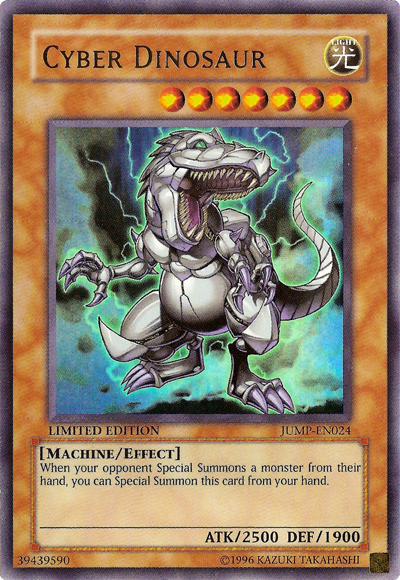 Cyber Dinosaur [JUMP-EN024] Ultra Rare | Arkham Games and Comics