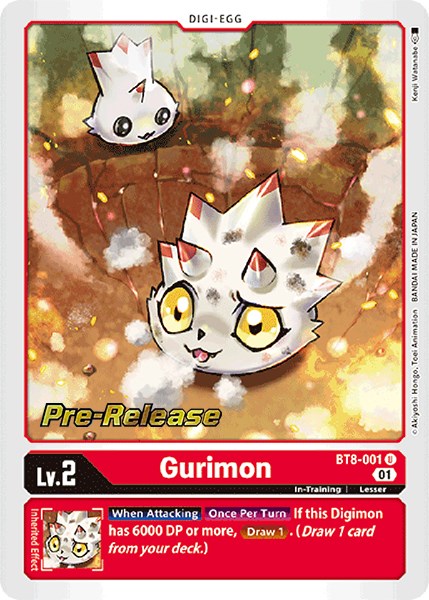 Gurimon [BT8-001] [New Awakening Pre-Release Cards] | Arkham Games and Comics