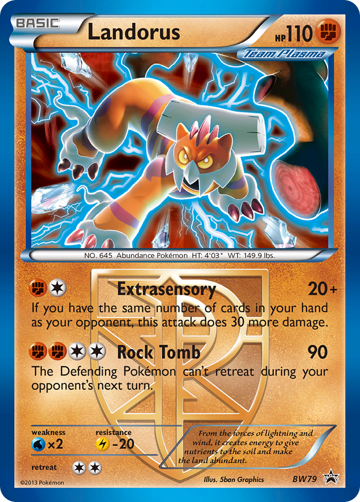 Landorus (BW79) (Team Plasma) [Black & White: Black Star Promos] | Arkham Games and Comics