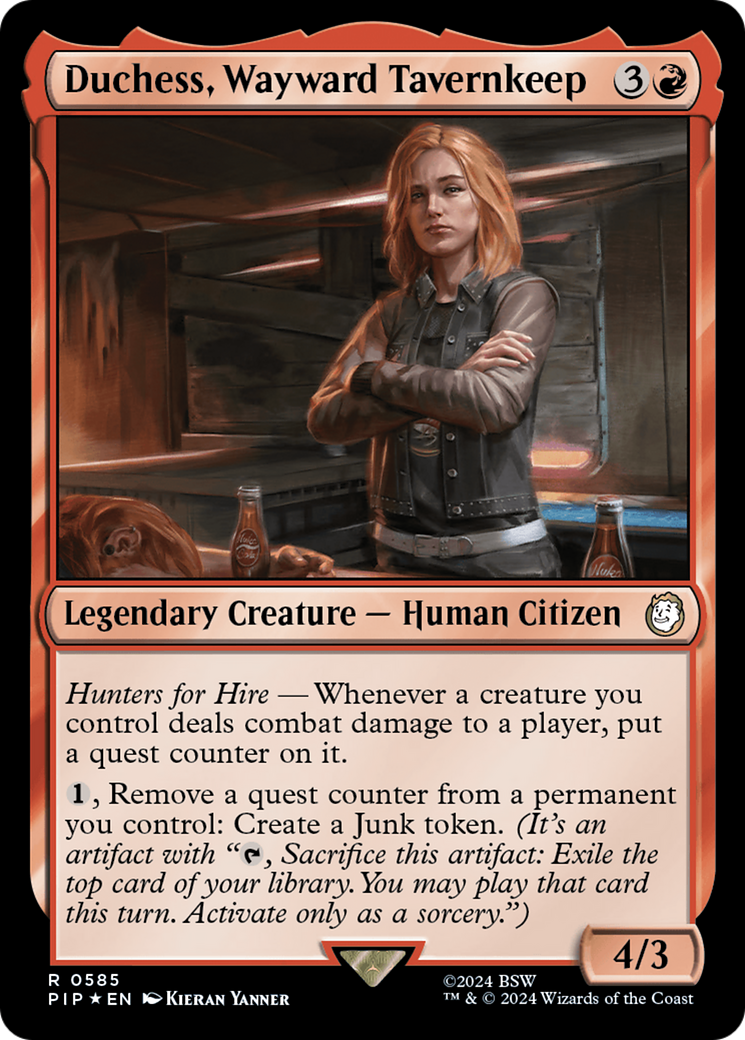 Duchess, Wayward Tavernkeep (Surge Foil) [Fallout] | Arkham Games and Comics