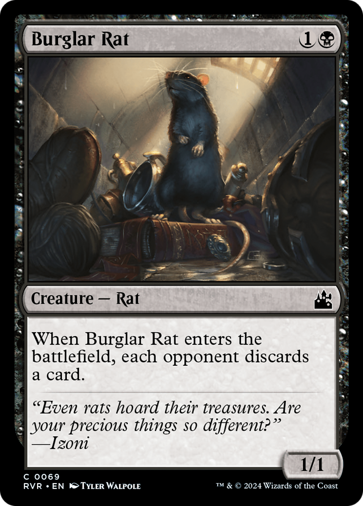 Burglar Rat [Ravnica Remastered] | Arkham Games and Comics