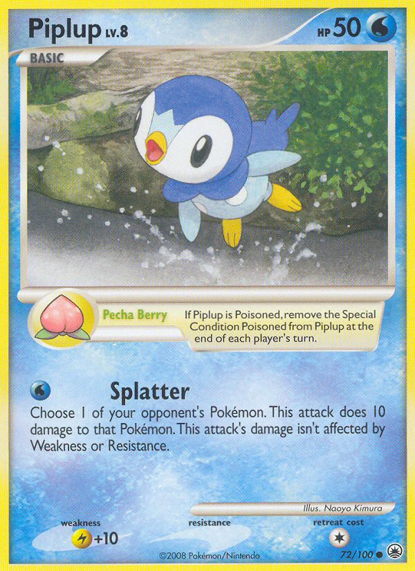 Piplup (72/100) [Diamond & Pearl: Majestic Dawn] | Arkham Games and Comics