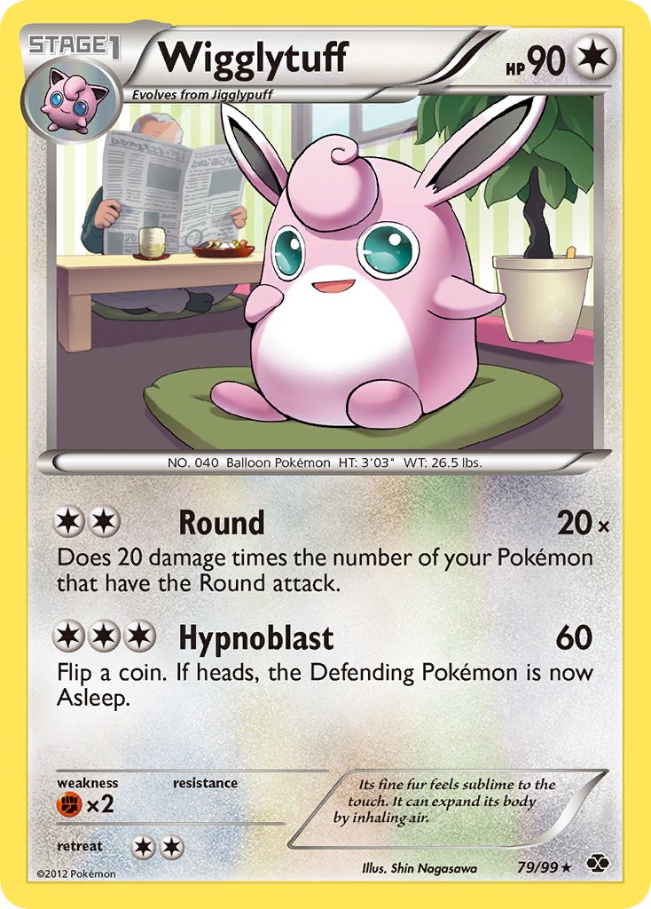 Wigglytuff (79/99) (Cosmos Holo) (Blister Exclusive) [Black & White: Next Destinies] | Arkham Games and Comics