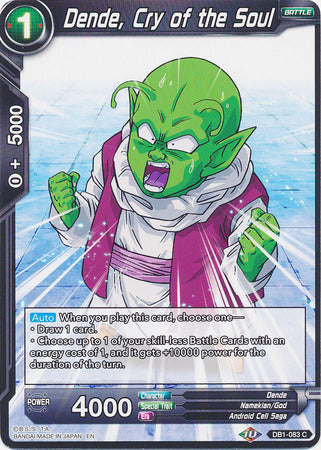 Dende, Cry of the Soul (DB1-083) [Dragon Brawl] | Arkham Games and Comics