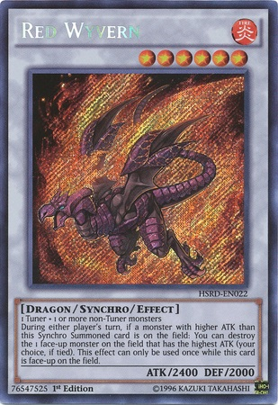 Red Wyvern [HSRD-EN022] Secret Rare | Arkham Games and Comics