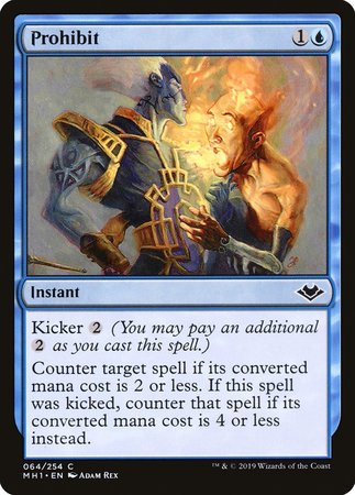 Prohibit [Modern Horizons] | Arkham Games and Comics