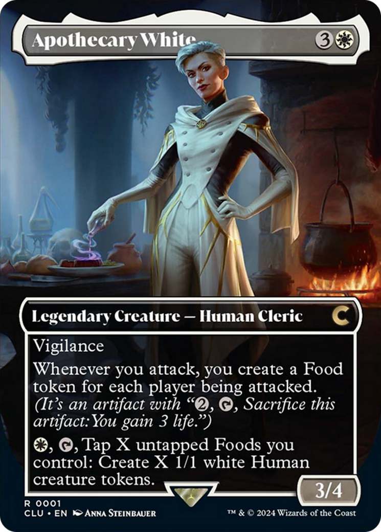 Apothecary White (Borderless) [Ravnica: Clue Edition] | Arkham Games and Comics