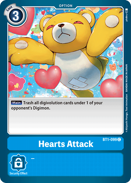 Hearts Attack [BT1-099] [Release Special Booster Ver.1.0] | Arkham Games and Comics