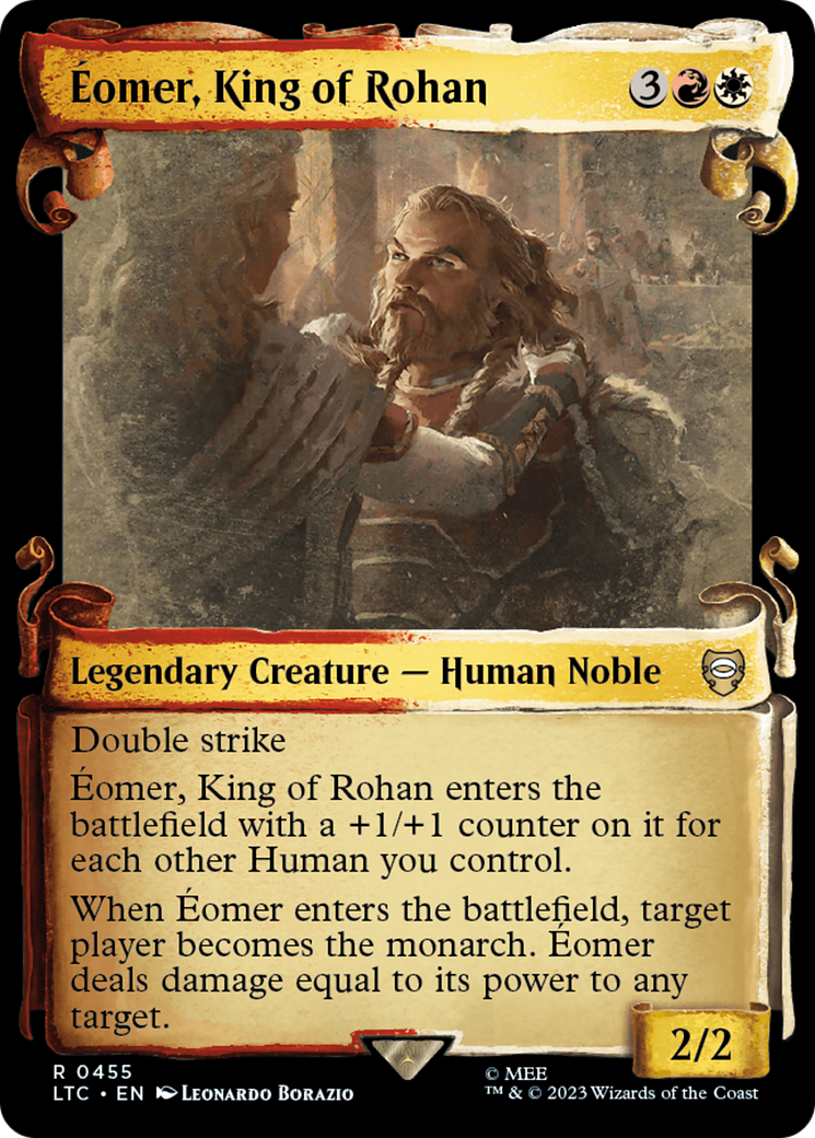 Eomer, King of Rohan [The Lord of the Rings: Tales of Middle-Earth Commander Showcase Scrolls] | Arkham Games and Comics