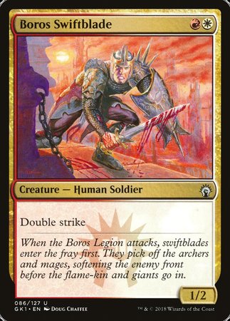 Boros Swiftblade [GRN Guild Kit] | Arkham Games and Comics