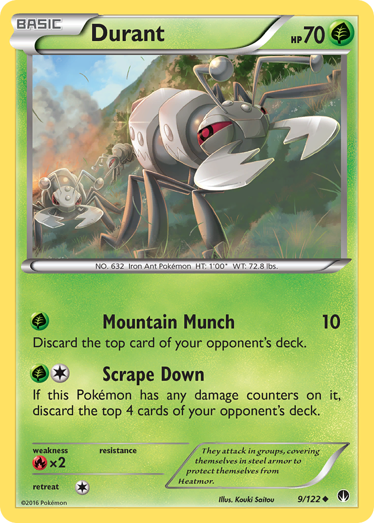 Durant (9/122) [XY: BREAKpoint] | Arkham Games and Comics