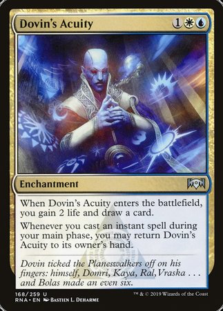 Dovin's Acuity [Ravnica Allegiance] | Arkham Games and Comics