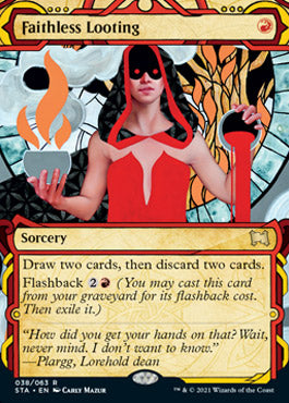 Faithless Looting (Etched Foil) [Strixhaven Mystical Archive] | Arkham Games and Comics