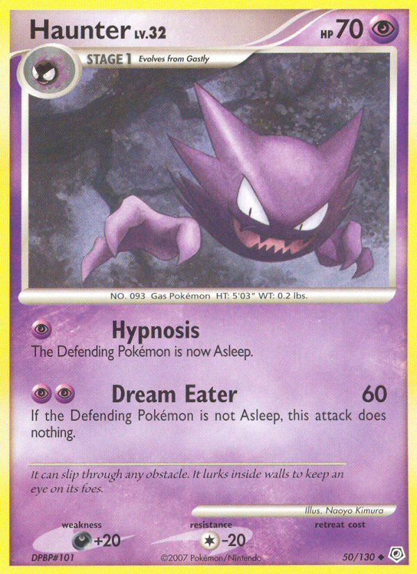 Haunter (50/130) [Diamond & Pearl: Base Set] | Arkham Games and Comics