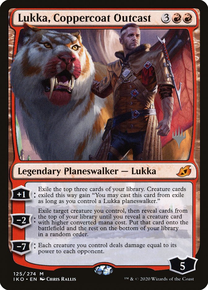 Lukka, Coppercoat Outcast (Promo Pack) [Ikoria: Lair of Behemoths Promos] | Arkham Games and Comics