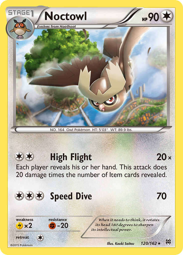 Noctowl (120/162) [XY: BREAKthrough] | Arkham Games and Comics