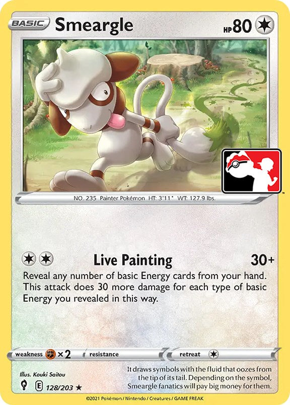 Smeargle (128/203) [Prize Pack Series One] | Arkham Games and Comics