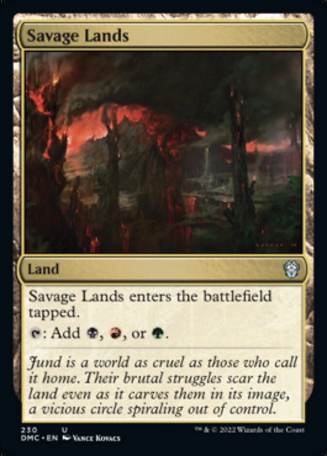 Savage Lands [Dominaria United Commander] | Arkham Games and Comics