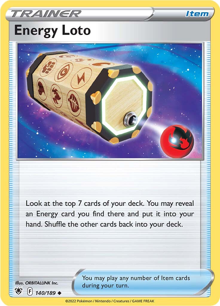 Energy Loto (140/189) [Sword & Shield: Astral Radiance] | Arkham Games and Comics