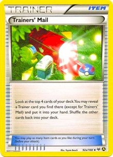 Trainers' Mail (92a/108) (Alternate Art Promo) [XY: Roaring Skies] | Arkham Games and Comics