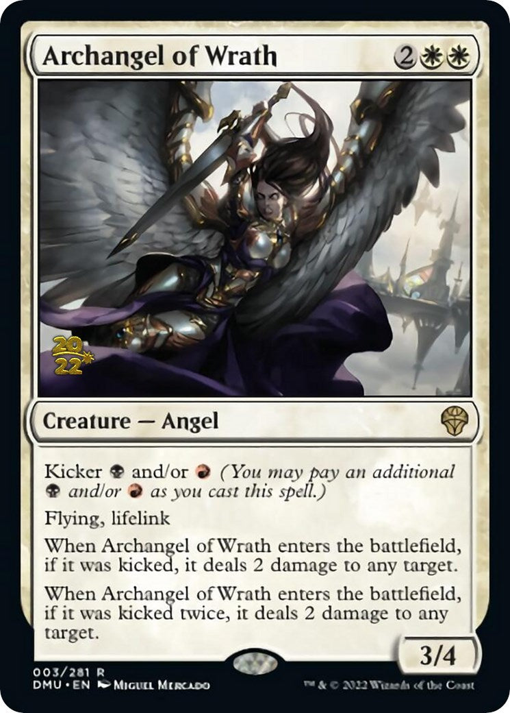 Archangel of Wrath [Dominaria United Prerelease Promos] | Arkham Games and Comics