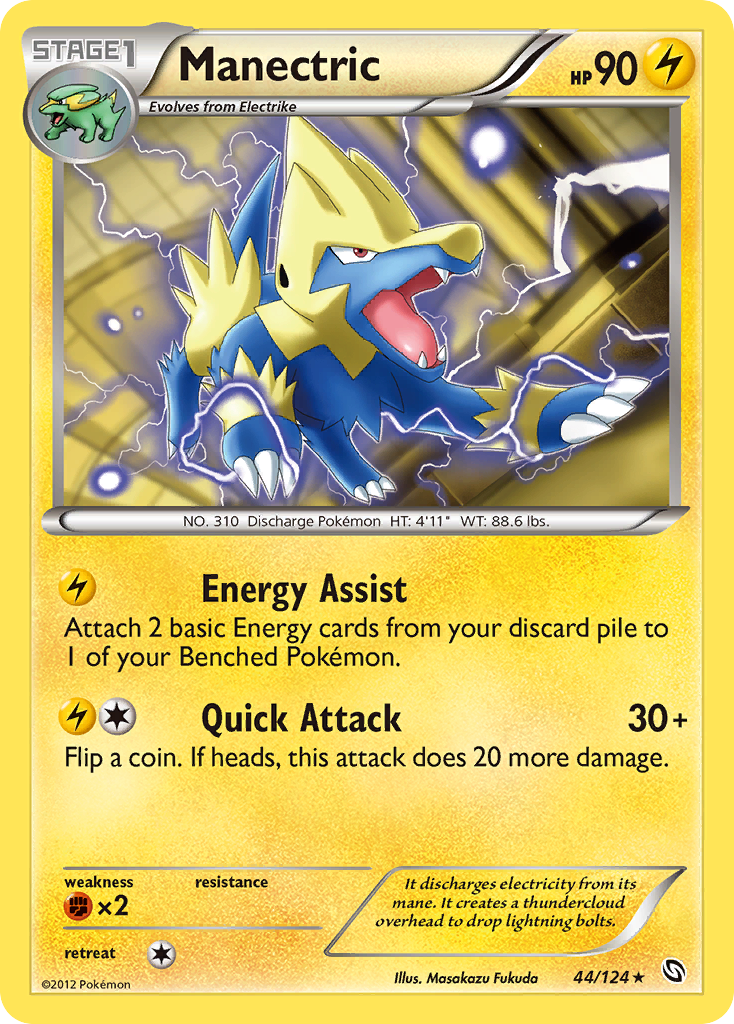 Manectric (44/124) [Black & White: Dragons Exalted] | Arkham Games and Comics