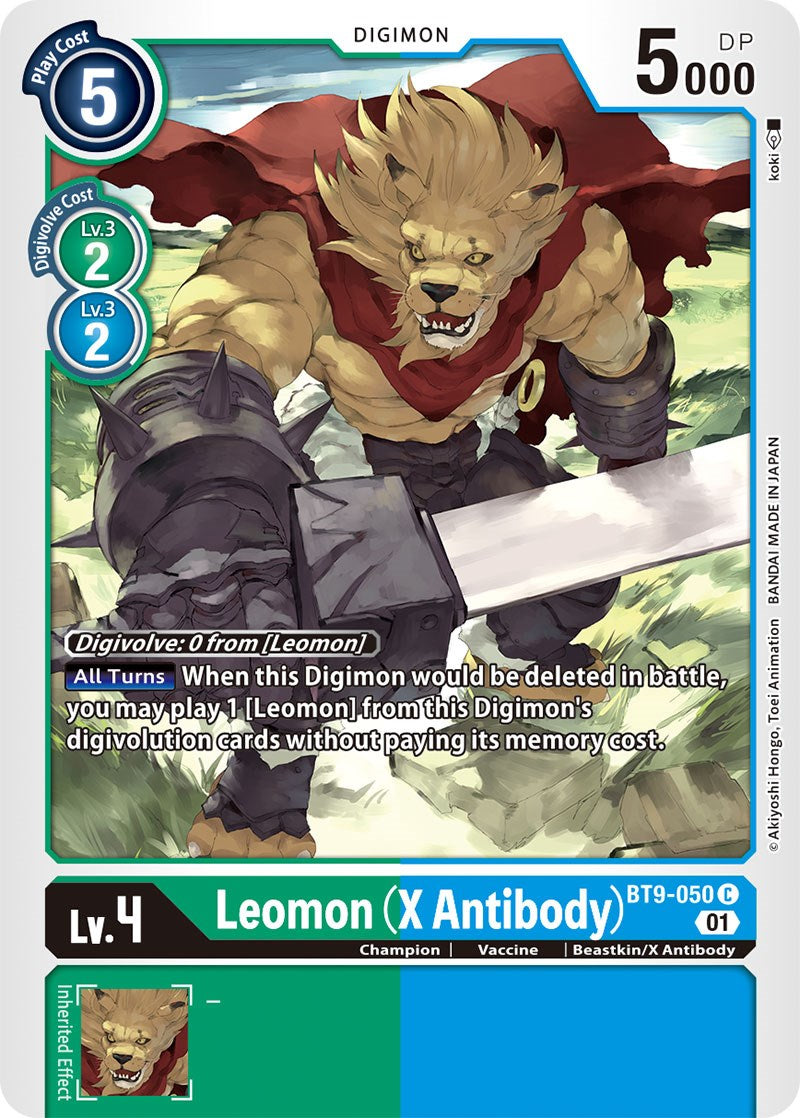 Leomon (X Antibody) [BT9-050] [X Record] | Arkham Games and Comics