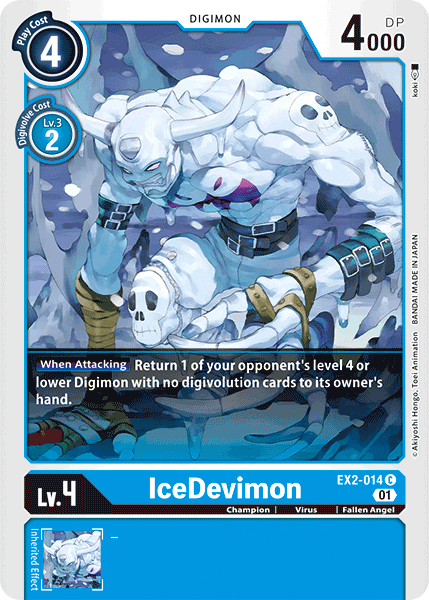 IceDevimon [EX2-014] [Digital Hazard] | Arkham Games and Comics