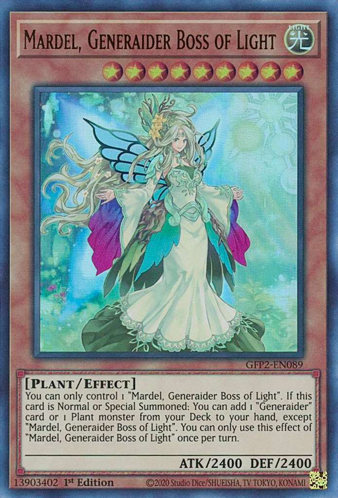 Mardel, Generaider Boss of Light [GFP2-EN089] Ultra Rare | Arkham Games and Comics