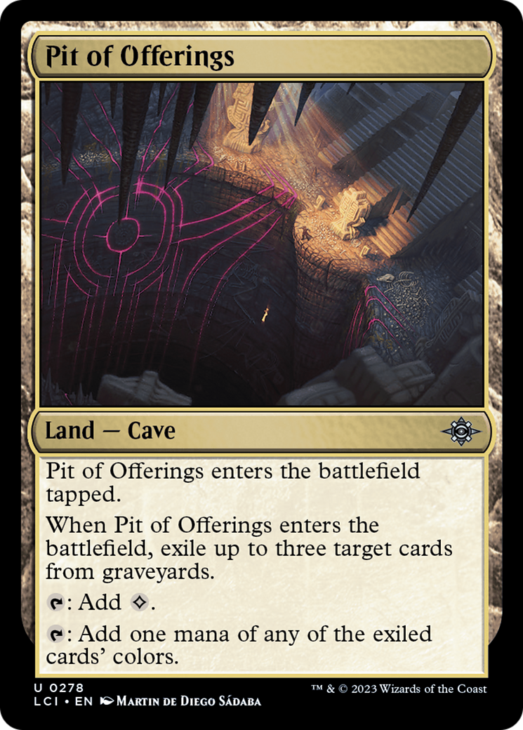 Pit of Offerings [The Lost Caverns of Ixalan] | Arkham Games and Comics