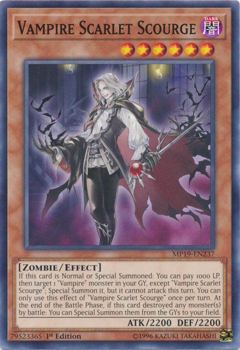 Vampire Scarlet Scourge [MP19-EN237] Common | Arkham Games and Comics