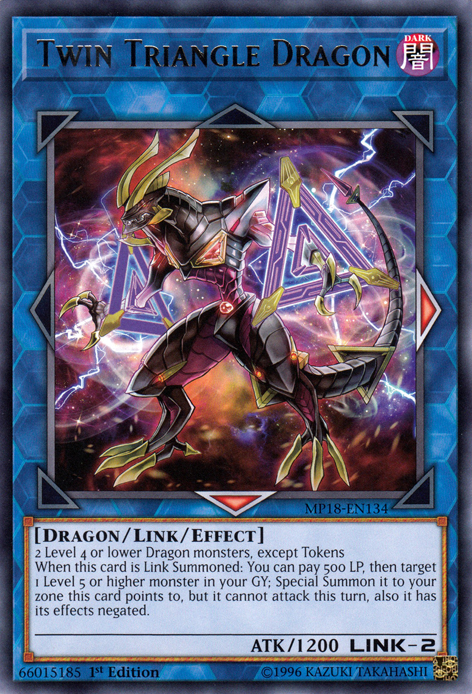 Twin Triangle Dragon [MP18-EN134] Rare | Arkham Games and Comics