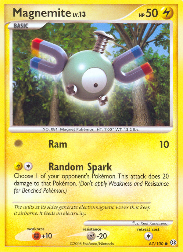 Magnemite (67/100) [Diamond & Pearl: Stormfront] | Arkham Games and Comics