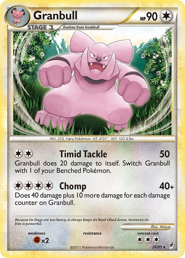 Granbull (26/95) [HeartGold & SoulSilver: Call of Legends] | Arkham Games and Comics