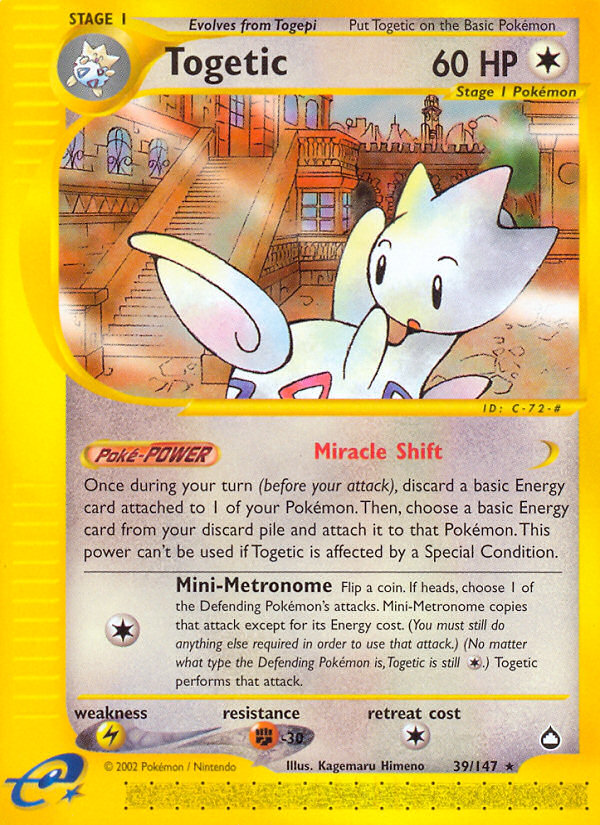 Togetic (39/147) [Aquapolis] | Arkham Games and Comics