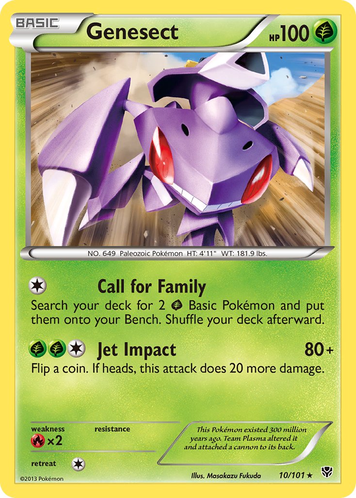 Genesect (10/101) (Theme Deck Exclusive) [Black & White: Plasma Blast] | Arkham Games and Comics