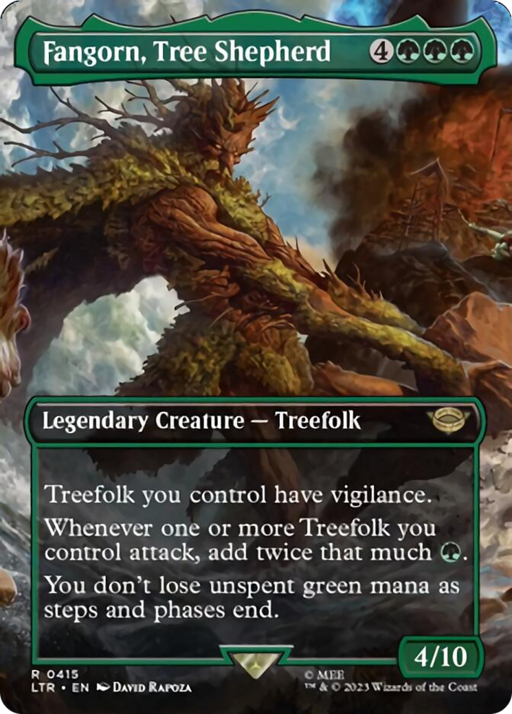 Fangorn, Tree Shepherd (Borderless Alternate Art) [The Lord of the Rings: Tales of Middle-Earth] | Arkham Games and Comics