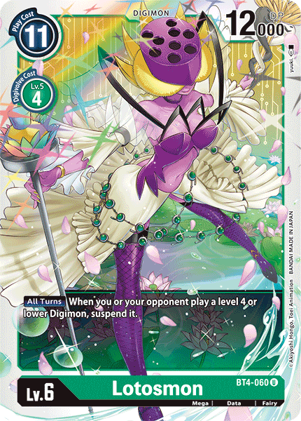 Lotosmon [BT4-060] [Great Legend] | Arkham Games and Comics