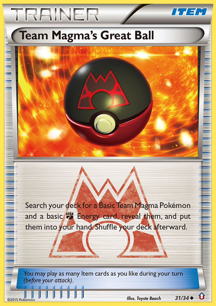 Team Magma's Great Ball (31/34) [XY: Double Crisis] | Arkham Games and Comics