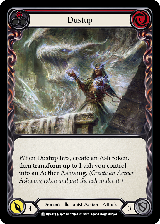 Dustup (Red) [UPR024] (Uprising)  Rainbow Foil | Arkham Games and Comics