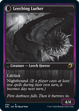 Curse of Leeches // Leeching Lurker [Innistrad: Double Feature] | Arkham Games and Comics